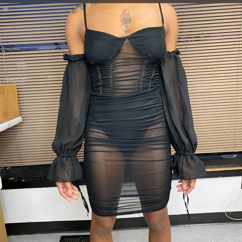 See through dress